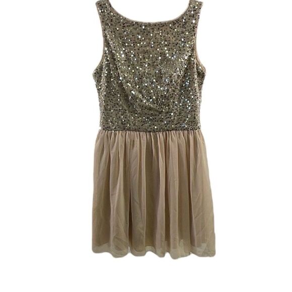Speechless NWT Blush Party Sequined Mini Dress Size 5 - Picture 1 of 11